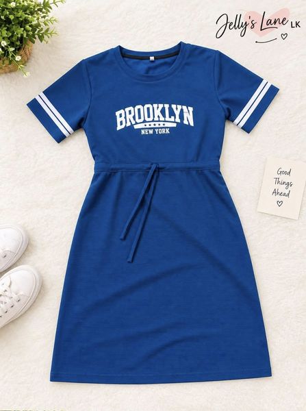 Brooklyn Popcorn T-Shirt Dress